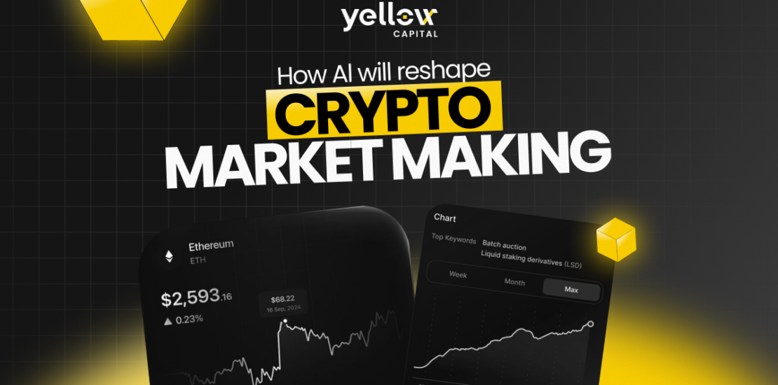 AI in crypto market making visual