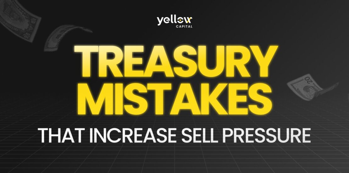 Treasury mistakes that increase sell pressure